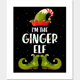 Im The Ginger Elf Christmas Posters and Art